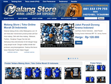 Tablet Screenshot of malangstore.com